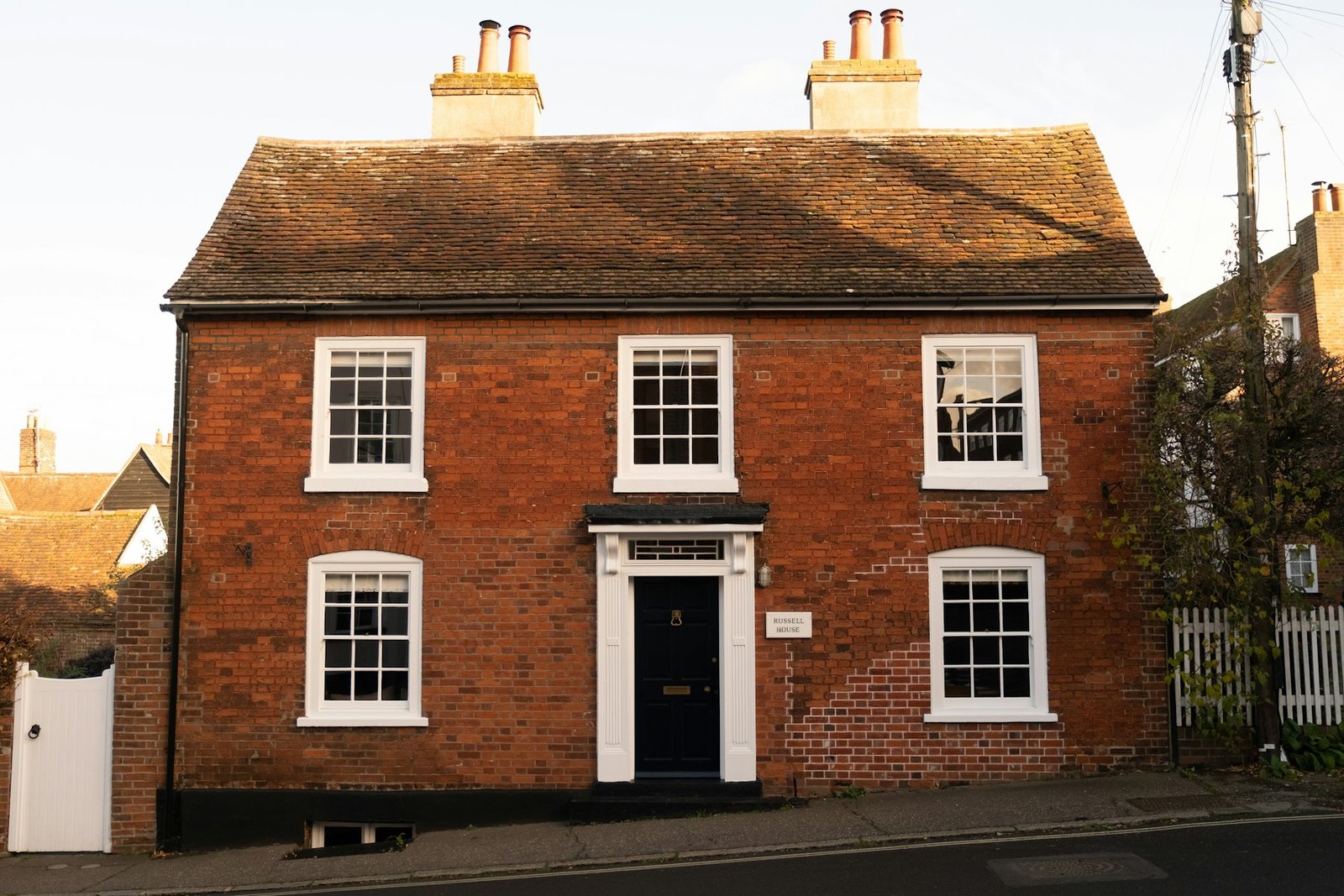 Clean residential home exterior